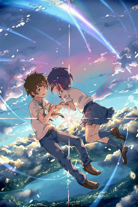 Download A scene from the hit anime movie, "Kimi No Na Wa" | Wallpapers.com