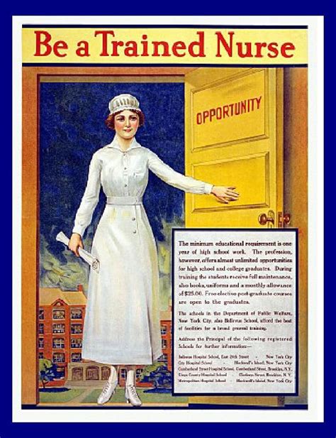 Vintage Nurse Ad Early 1900 Vintage Nurse Medical Posters Nurse Art