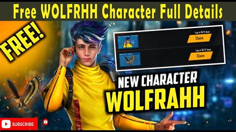 That means you get a different gameplay experience just by changing the character. How to get wolfrahh character in free fire II New ...