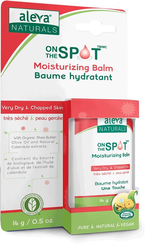 Aleva Naturals On The Spot Body Butter Moisturizing Balm Skin Care To Soothe And