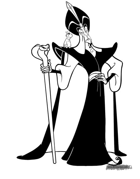 Https://techalive.net/coloring Page/aladdin Jafar Coloring Pages
