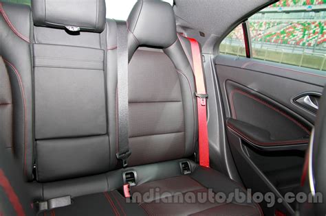 Mercedes Cla 45 Amg Rear Seat India Launch
