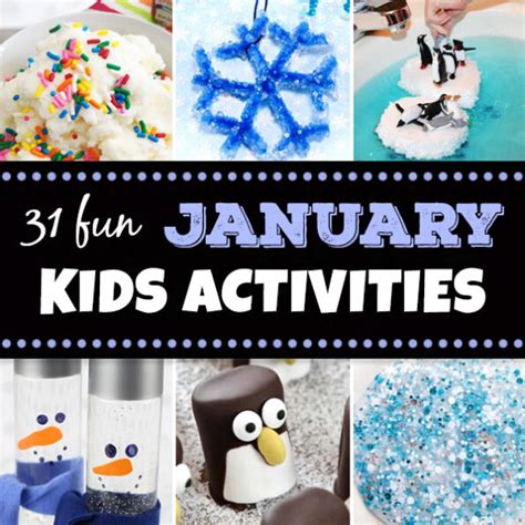 ️️ Lots Of January Activities For Kids Snowman Penguine Snowflake