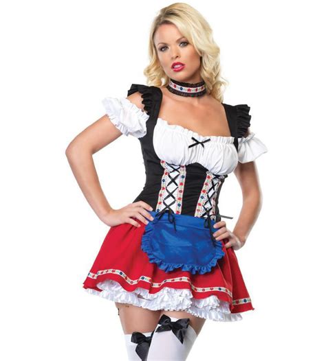 Sexy Women Oktoberfest Costume Beer Wench Beer Girl Freeshipping Costume S M L Xl In Sexy