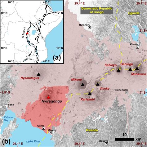 Nyiragongo volcano is one eight volcanoes in the virunga range, african rift valley. Volcanic crisis ahead: Lava lake rises at dangerous ...