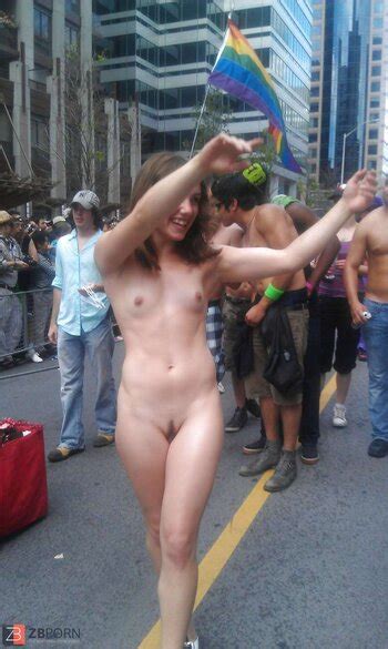 Totally Nude Gal At Pride In Toronto Zb Porn