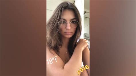 Emily Ratajkowski Gets Fans Hot Under The Collar As She Goes Topless In Steamy Instagram Video