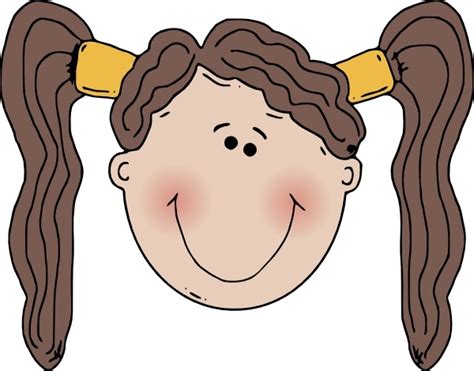 Girl Face Clip Art Free Vector In Open Office Drawing Svg Svg