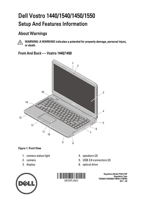 Dell 1540 Laptop User Manual Manualzz