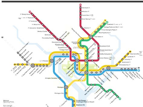 Washington Metro Metro Washington Dc Map