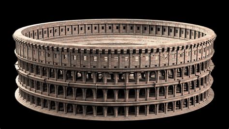 Roman Colosseum 3d Models In Buildings 3dexport