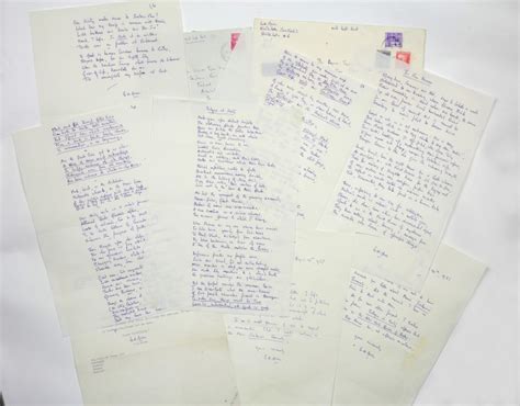 Original Autograph Manuscripts Prologue At Sixty And In Due Season