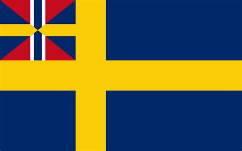 National Flag Of Sweden 1844 1905 Rvexillology