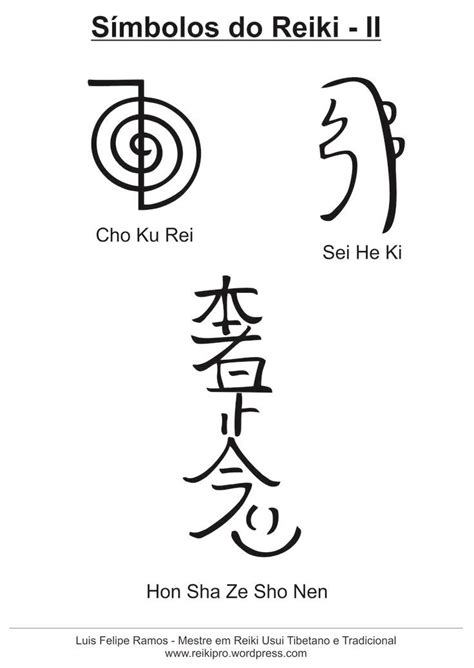 Os Símbolos Do Reiki Usui Reiki Reiki Symbols Energy Healing Reiki