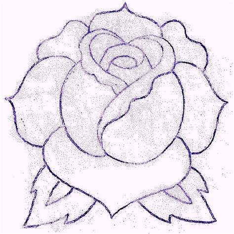 Start by drawing a teardrop/egg shape with a hard pencil. Traditional Rose by TAT-2-U | Traditional rose tattoos ...