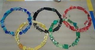 Histoire et géographie (cycle 3) : Arts plastiques et recyclage : les anneaux olympiques