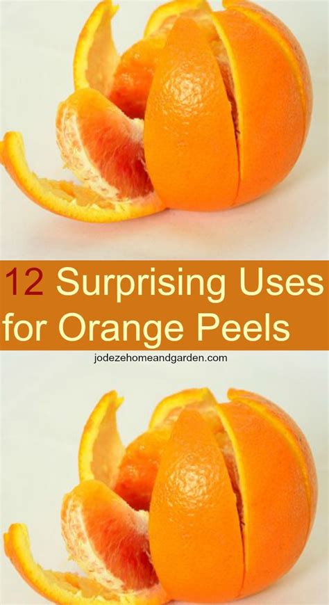 12 Surprising Uses For Orange Peels Diycleaning Orange Peels Uses