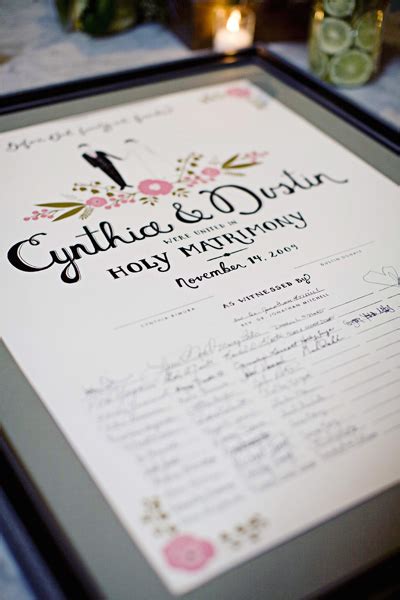 Signed Poster Wedding Guestbook Elizabeth Anne Designs The Wedding Blog