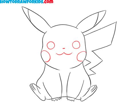 How To Draw Pikachu Easy For Kids