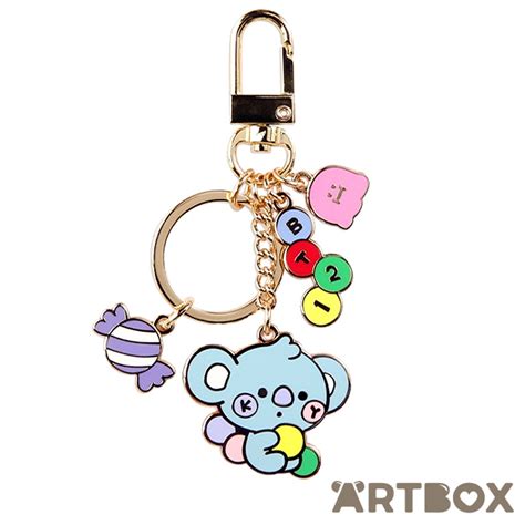 Buy Line Friends Bt21 Baby Koya Jelly Candy Enamel Keychain At Artbox