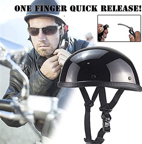 Casque De Moto Ouvert Portable Approuv Par Le Dot Demi Visage R Tro L Ger Pour Homme