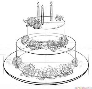 Drawing a c, oon cake. How to draw a Birthday Cake | Step by step Drawing tutorials
