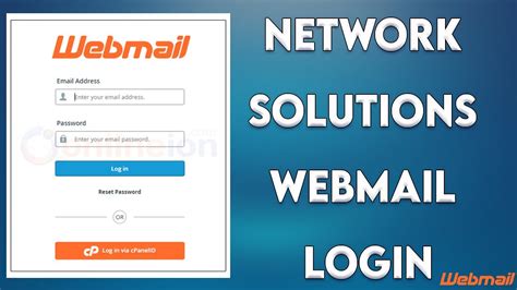 How To Log In To Network Solution Webmail Youtube
