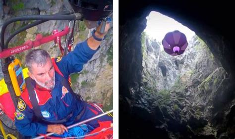 Man Descends Hot Air Balloon Into Underground Cave World News