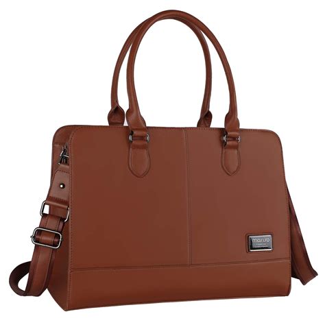 Laptop Accessories Accessories Brown Mosiso Laptop Bag For Women 15 6 Inch Laptop Tote Premium