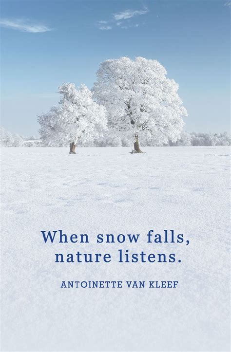 Winter Quotes To Help You See The Wonder In Every Snowfall Natur