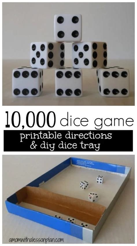 10000 Dice Game Rules Printable Printable Blank World