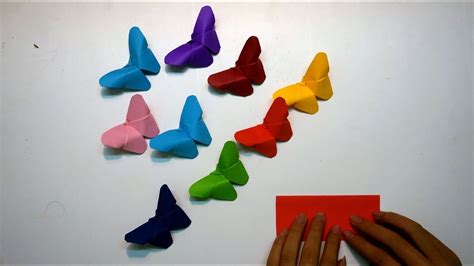 Cómo Hacer Mariposa De Papel Manualidades Easy Origami Fácil Y