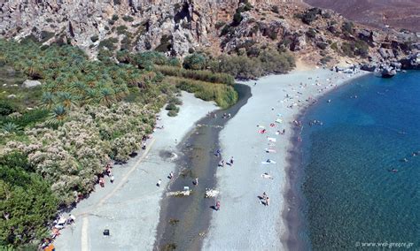Some of these are balos beach , falassarna , elafonisi , kedrodasos , finikodasos , amolofi , vai beach , preveli beach and many more. Φοινικόδασος Πρέβελης - Plakias Filoxenia