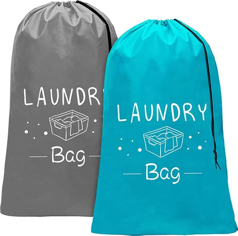 Sylfairy 2 Pack Extra Large Travel Laundry Bag Durable Rip