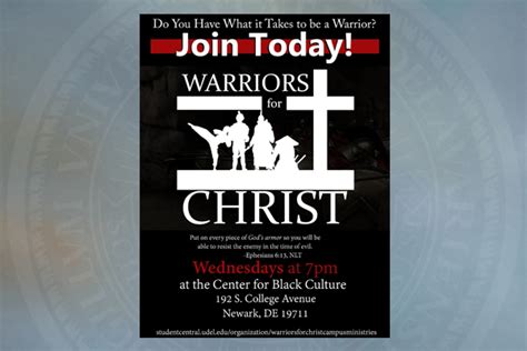 Campus Warriors For Christ Organization Sets Wednesday Bible Study Sessions