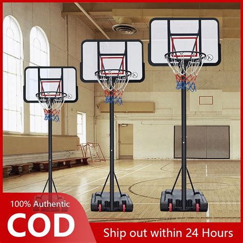 Standard Basketball Hoop Set For Teens And Adults Height Adjustable 3