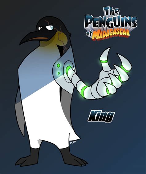 The Penguins Of Madagascar King By Cherrycreamfairy On Deviantart