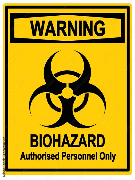 Biohazard Symbol Sign Of Biological Warning Stock Photo Adobe Stock