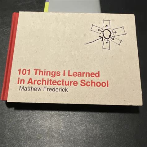 101 Things I Learned In Architecture School Mit Press Hardcover
