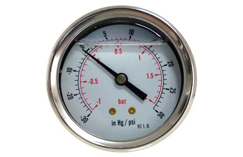 3030 Vacuum Pressure Gauge Back Mounted