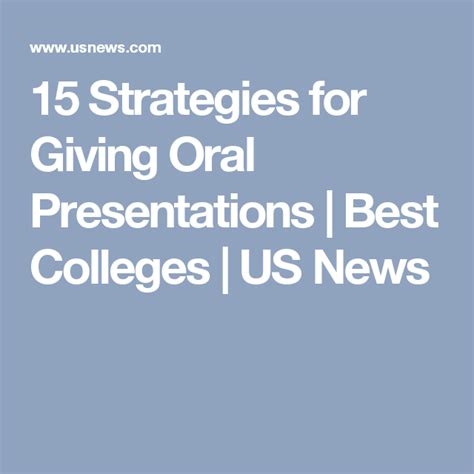 15 Strategies For Giving Oral Presentations Listening Lessons