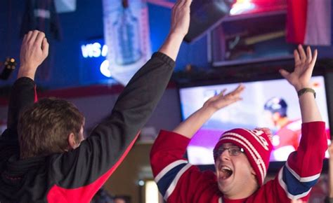montrealers celebrate canada s early morning hockey win ctv news