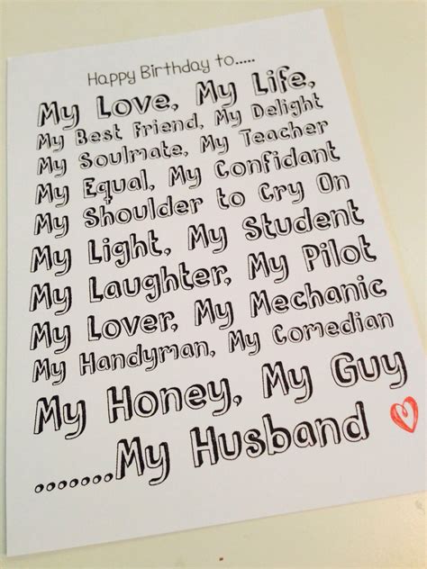 Birthday husband card verses in birthday free to use from craftsuprint. 12 Ideas Card Sayings For Husband Birthday Oprah has said ...