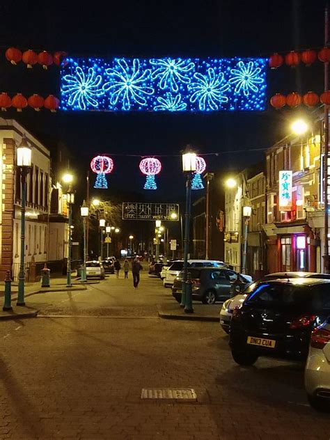 Liverpool Chinatown Chinese New Year Lights Chinatown Chinese New