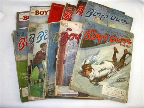 The Boys Own Paper 1919 Monthly Magazine January February March