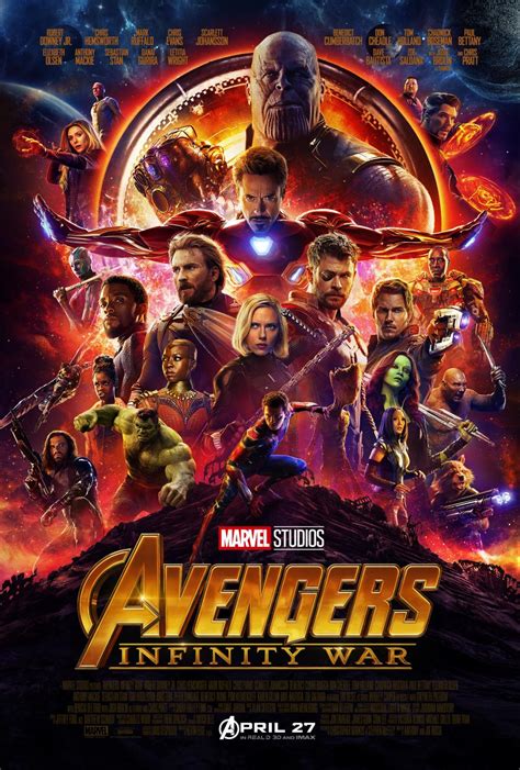 Se estrenó el 27 de abril de 2018 en todo el mundo exceptuando algunos países. 6 New Avengers: Infinity War Posters | Sarah Scoop