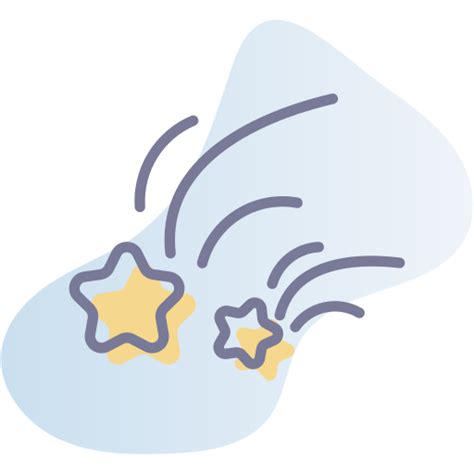 Falling Star Generic Rounded Shapes Icon