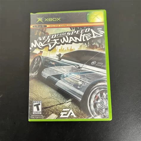 Need For Speed Most Wanted Microsoft Original Xbox Tested