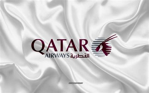 🔥 Download Wallpaper Qatar Airways Logo Airline White Silk By Lblevins