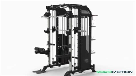Ft1009 Rapid Motion Commercial Smith Machine Power Rack And Functional